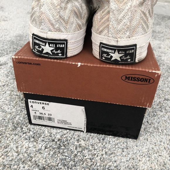 Missoni x Converse high top sneakers - Picture 2 of 3